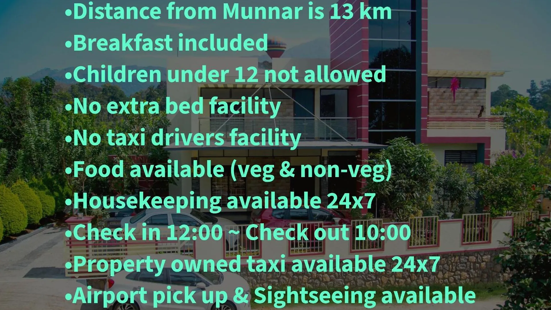 Bed & Breakfast Munnar Bnb